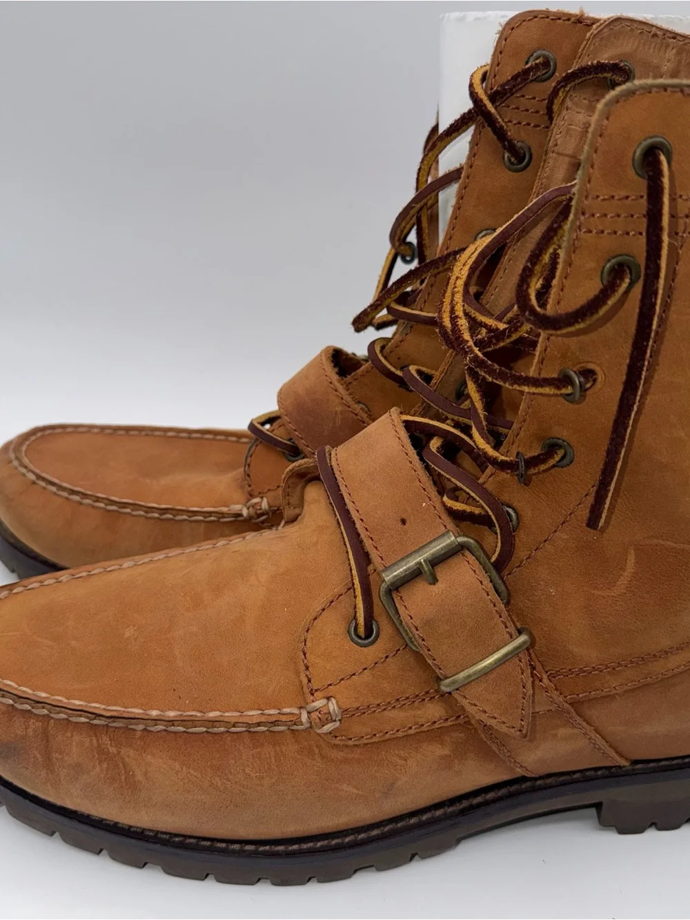 Polo Ralph Lauren Ranger Boots Tan Size 11.5D 812089030